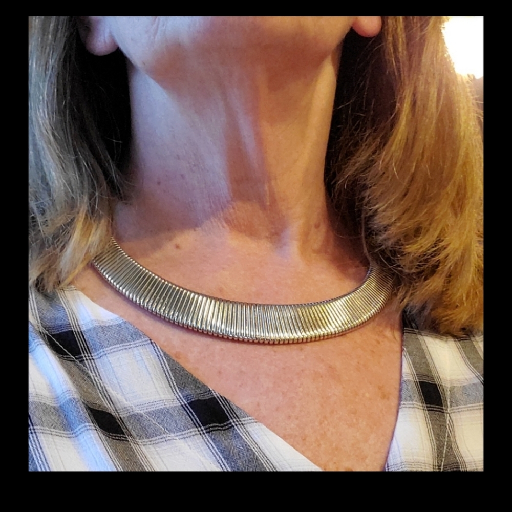 Silvertoned Necklace/Choker